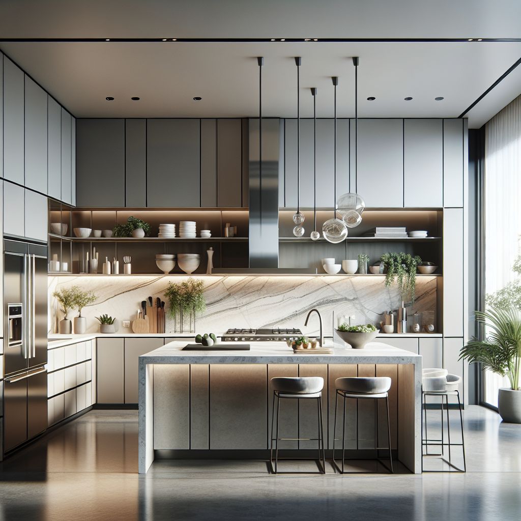 Elegant Kitchen Layout Design